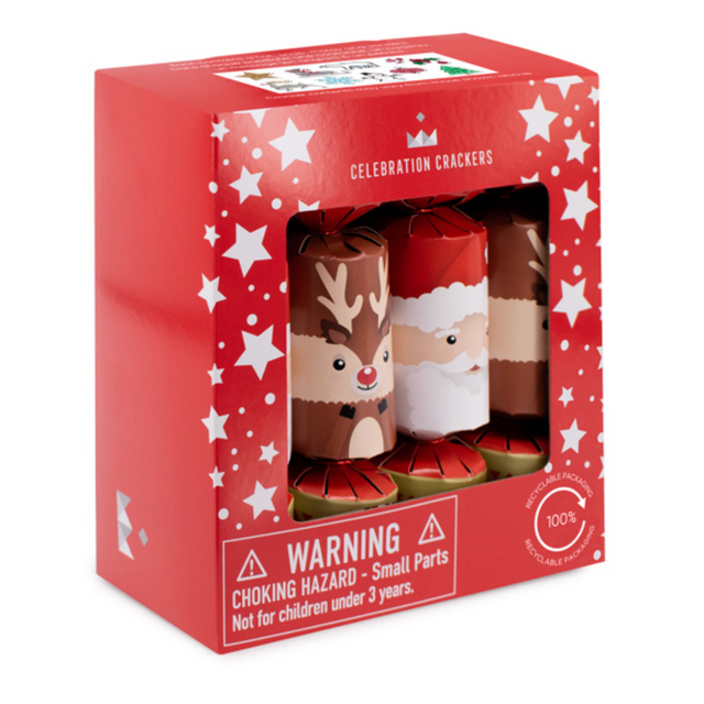 Mini Santa & Reindeer Cracker